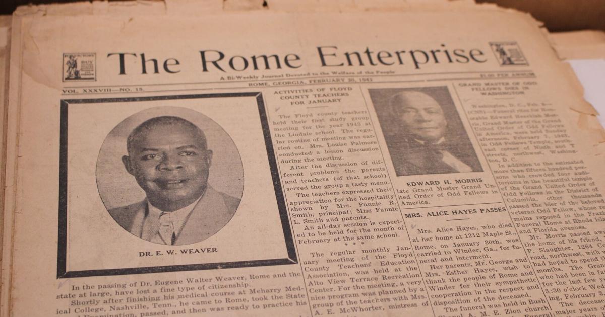 Newspaper In Rome The Enterprise: Rome's Black-owned newspaper operated for nearly 50 ...