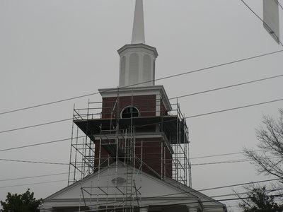 West Rome Baptist Church Repairing Windows In Steeple After Storm The Rome News Tribune Northwestgeorgianews Com
