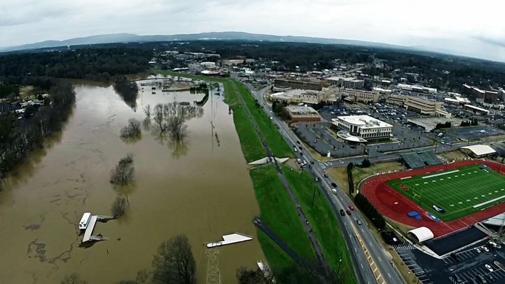 Rome Flooding Video Oostanaula Etowah Coosa