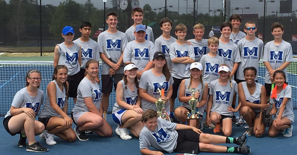 MIDDLE SCHOOL TENNIS Model teams win seasonending tourney Local