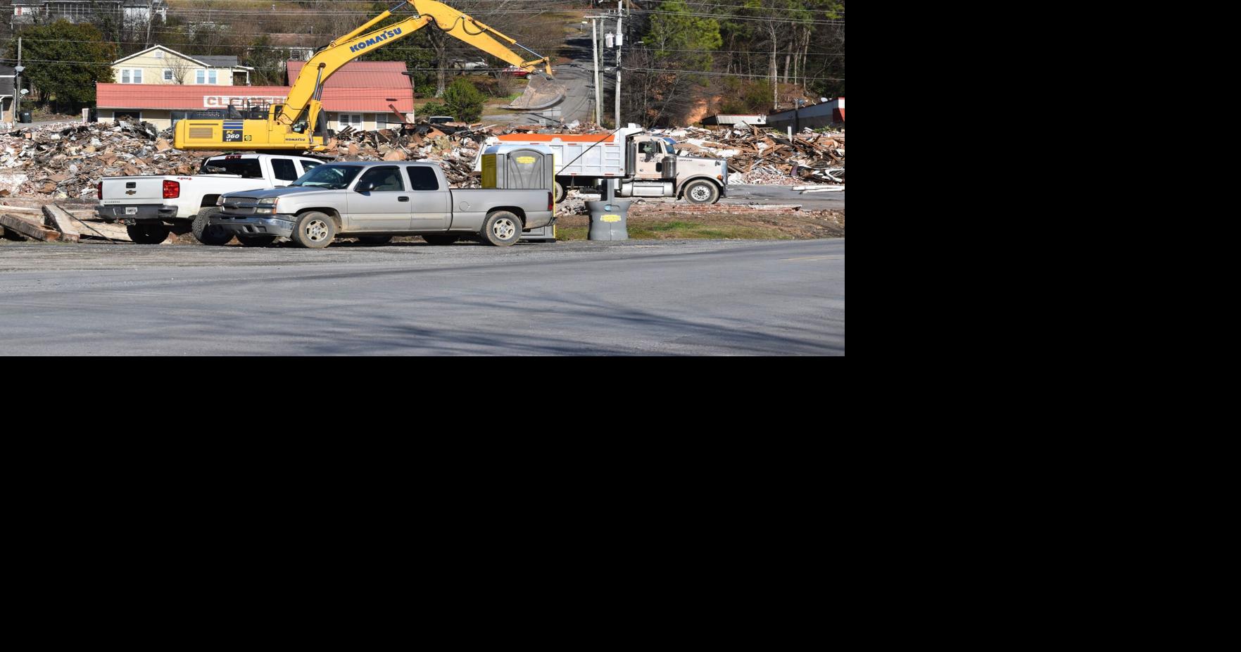 Burned DHM Adhesives building demolished Business