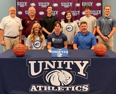 Unity Christian - Huston Bryant signs with Shorter University