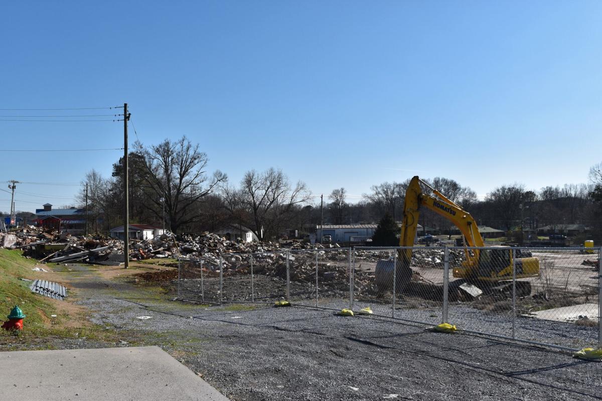 Burned DHM Adhesives building demolished Business