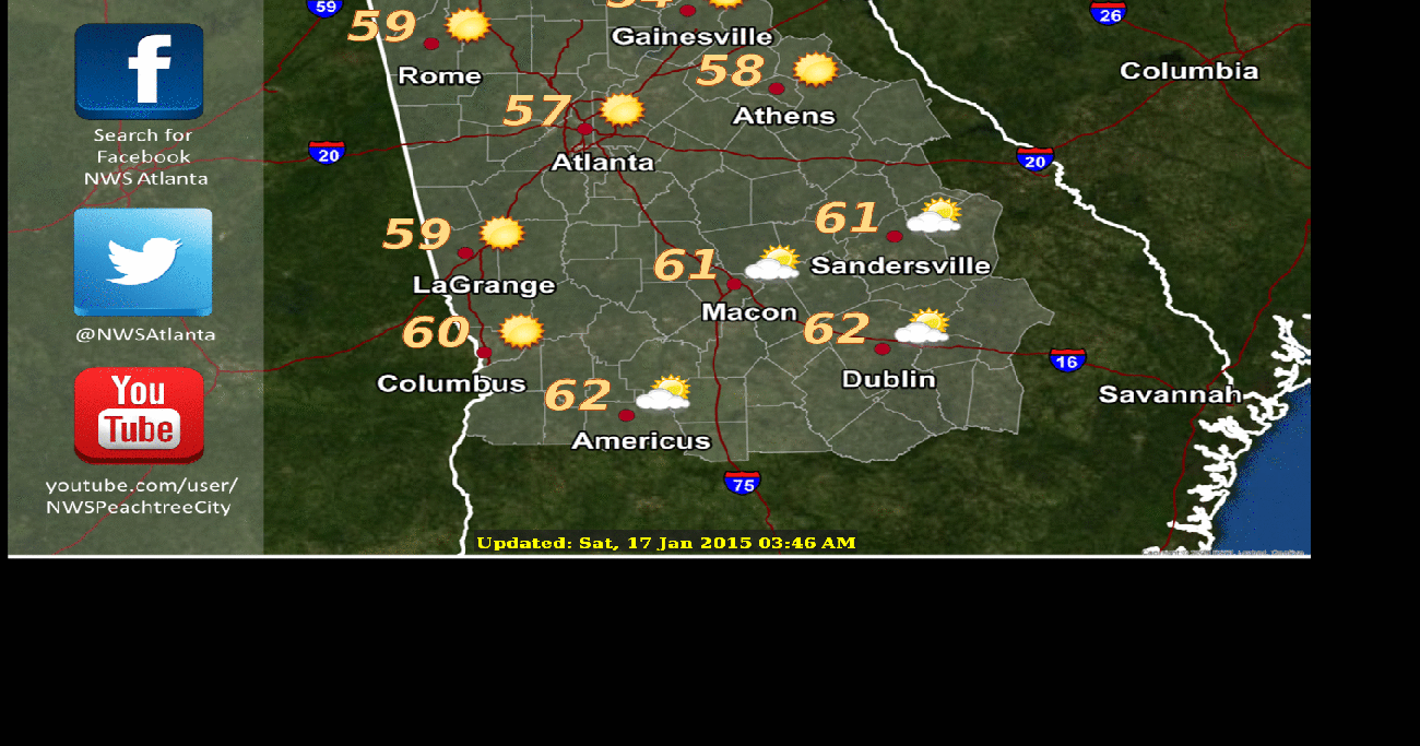 Rome weather: This weekend mostly sunny, highs in mid to high 50s ...