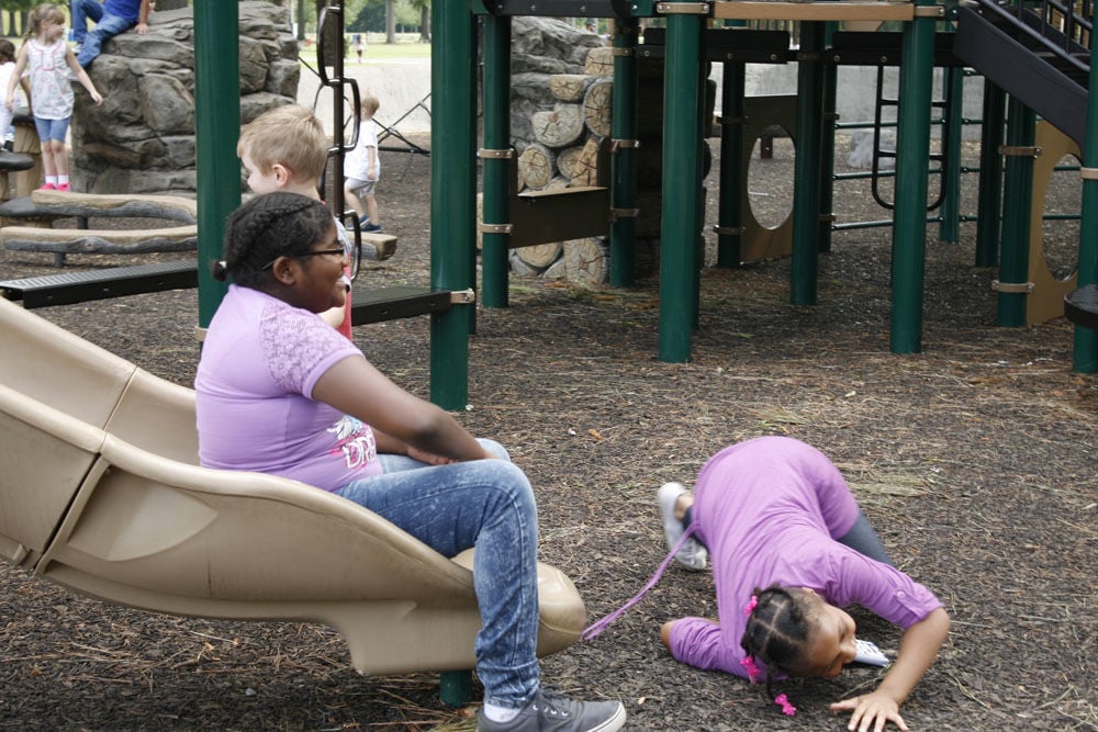 At the park