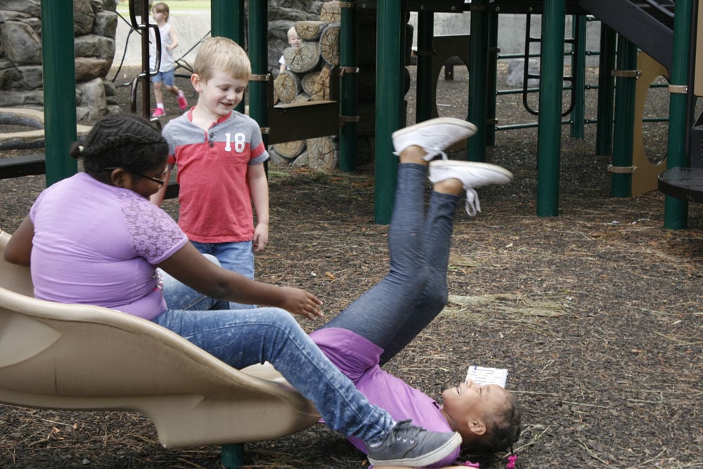 At the park