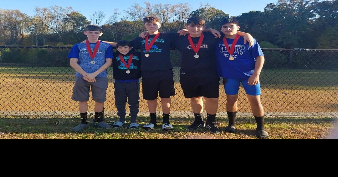 Ashworth Middle School Wrestling take home first place at tournament