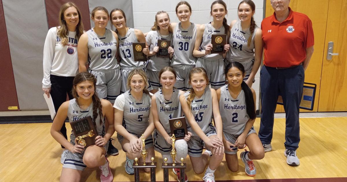 MIDDLE SCHOOL BASKETBALL Heritage Girls End NGAC Tournament Title