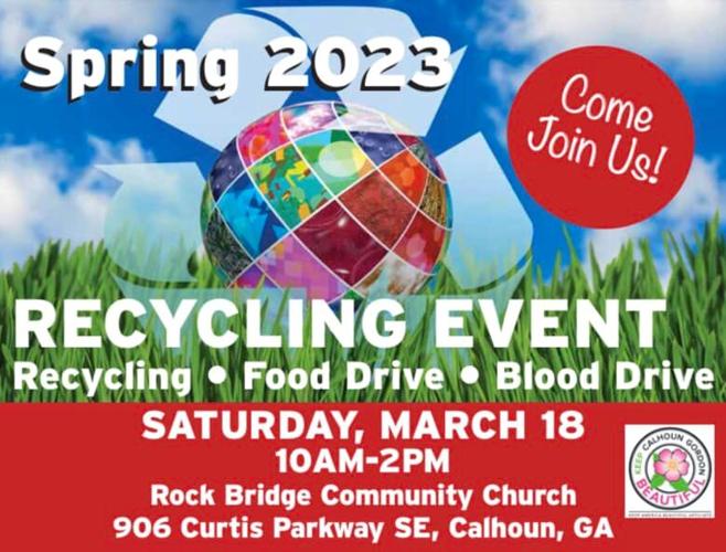 KCGB Spring Recycling Event March 18