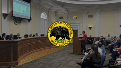 Vice Chair Mitchell Johnson of the Libertarian Party of Bartow, Polk, and Floyd County speaks out against the data center.