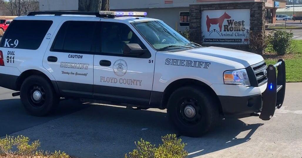 Floyd County law enforcement honor sheriff’s office K-9 Snickers with ...