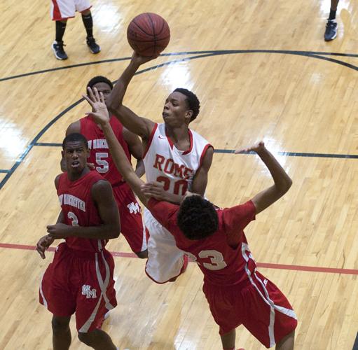 Rome Basketball against New Manchester Gallery