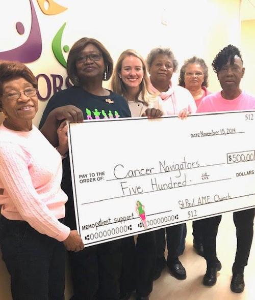 St. Paul AME Church donates to Cancer Navigators
