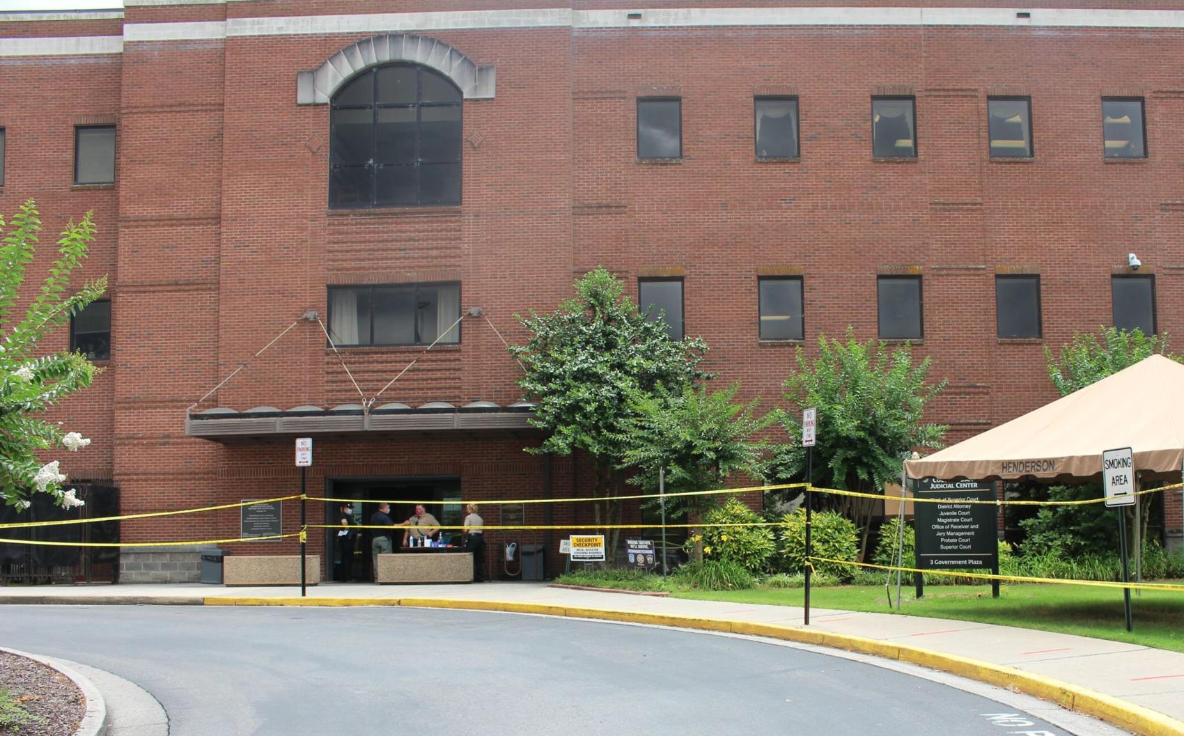 Courts continue work despite low clerk's office staff and use Skype to