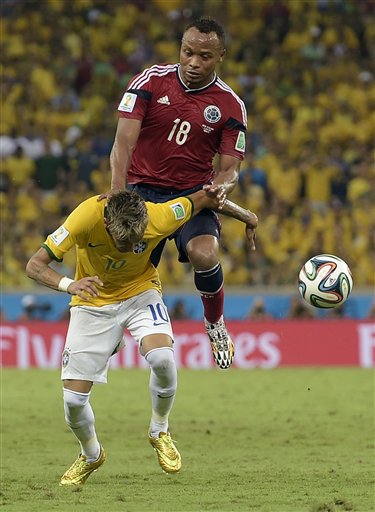 Brazil Soccer WCup Brazil Colombia