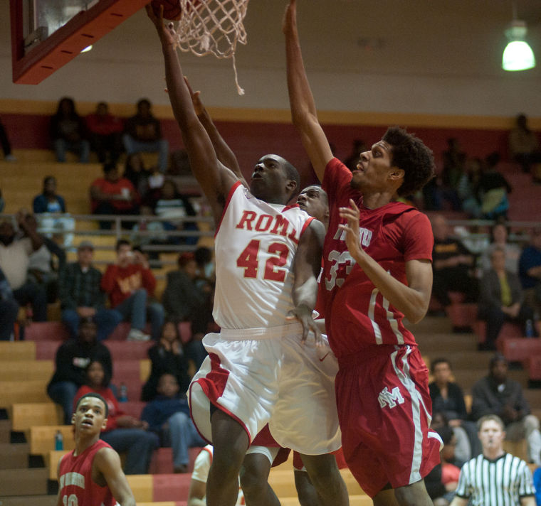 Rome Basketball against New Manchester Gallery