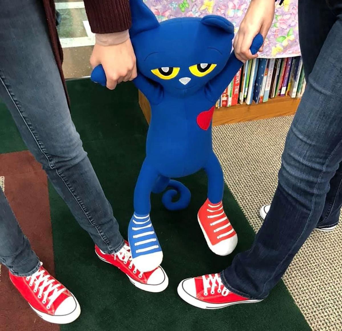 Original Pete The Cat Painting Celebration At Catoosa Library
