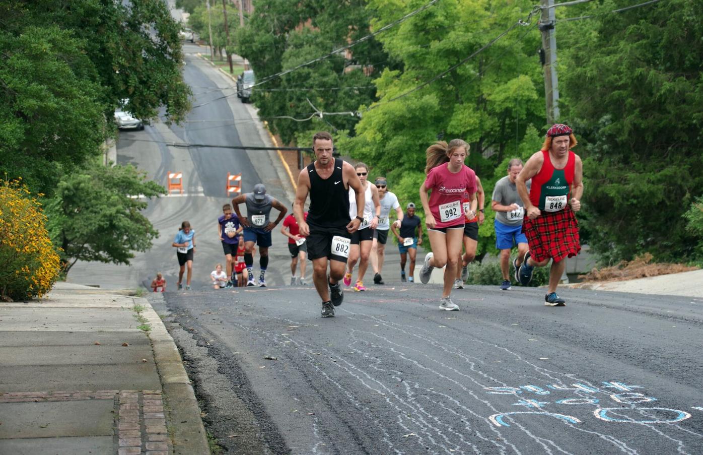 Clocktower 5K pack on the hill