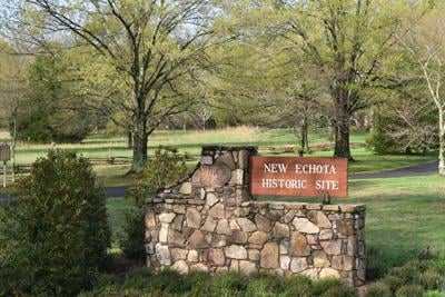 New Echota State Historic Site SIGN STOCK