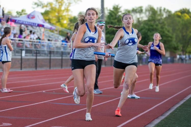 041625 Armuchee track and field Grace Fellows Sophie Thacker