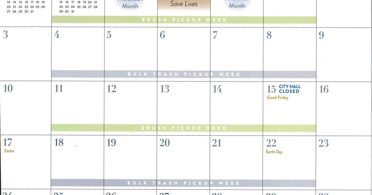 Fort Oglethorpe calendar keeps community uptodate on meetings
