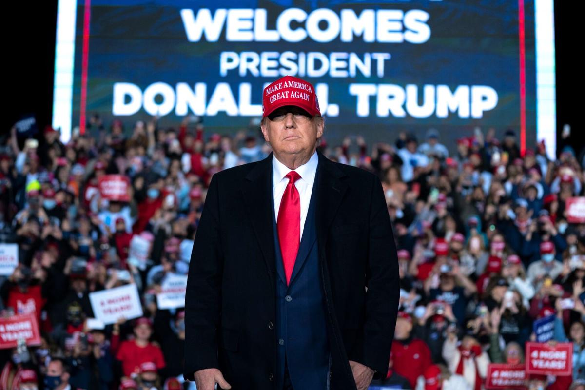 President Donald Trump visits Floyd County