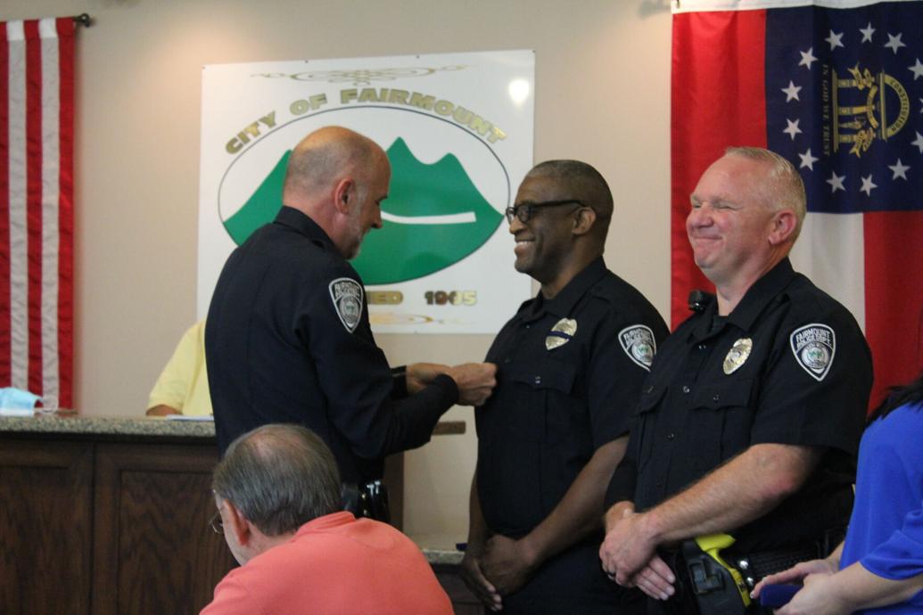 Fairmount officers honored after saving the life of distraught father
