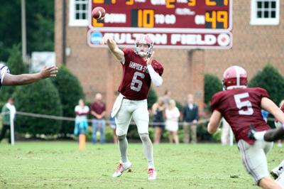 College Football Nance Throws For Four Tds In Hampden Sydney