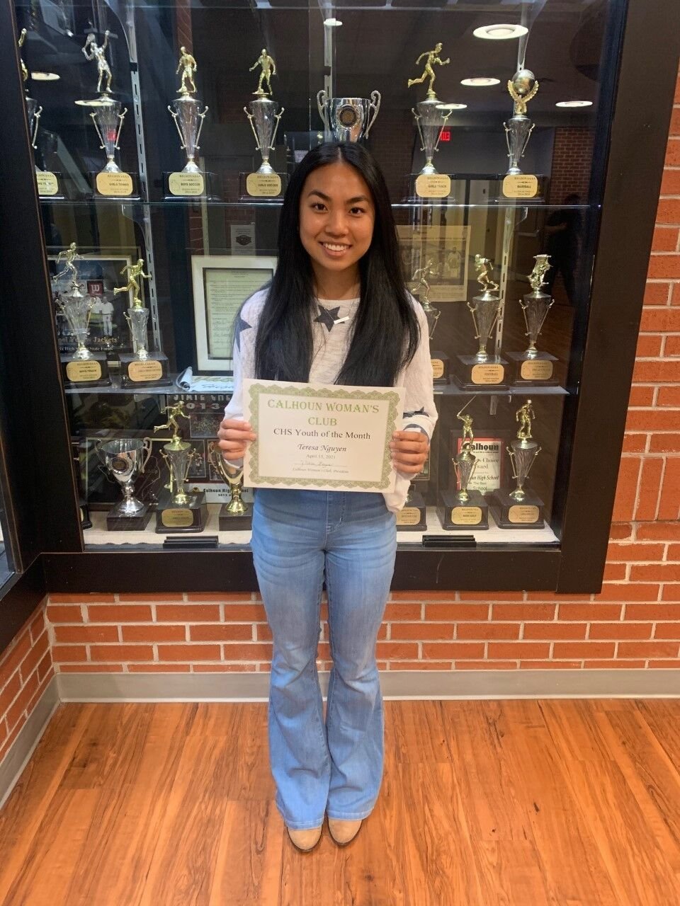 Calhoun Woman's Club April Youths of the Month