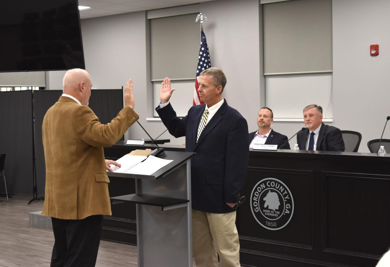 Abernathy Sworn in as Gordon County Commissioner Local