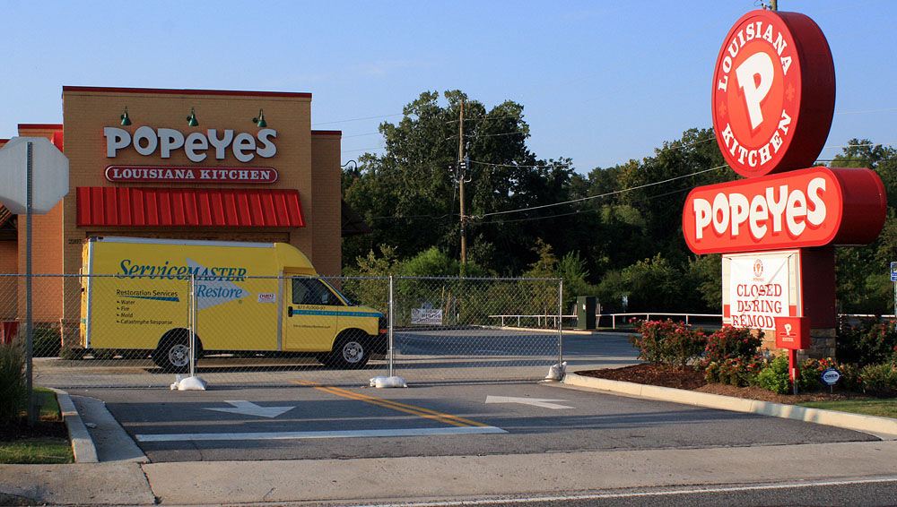 Police Fire started in 2 separate areas in Popeyes Local News