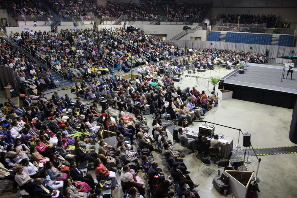 Jehovah's Witness convention at the Forum