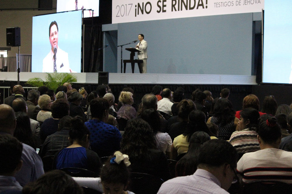 Jehovah's Witness convention at the Forum