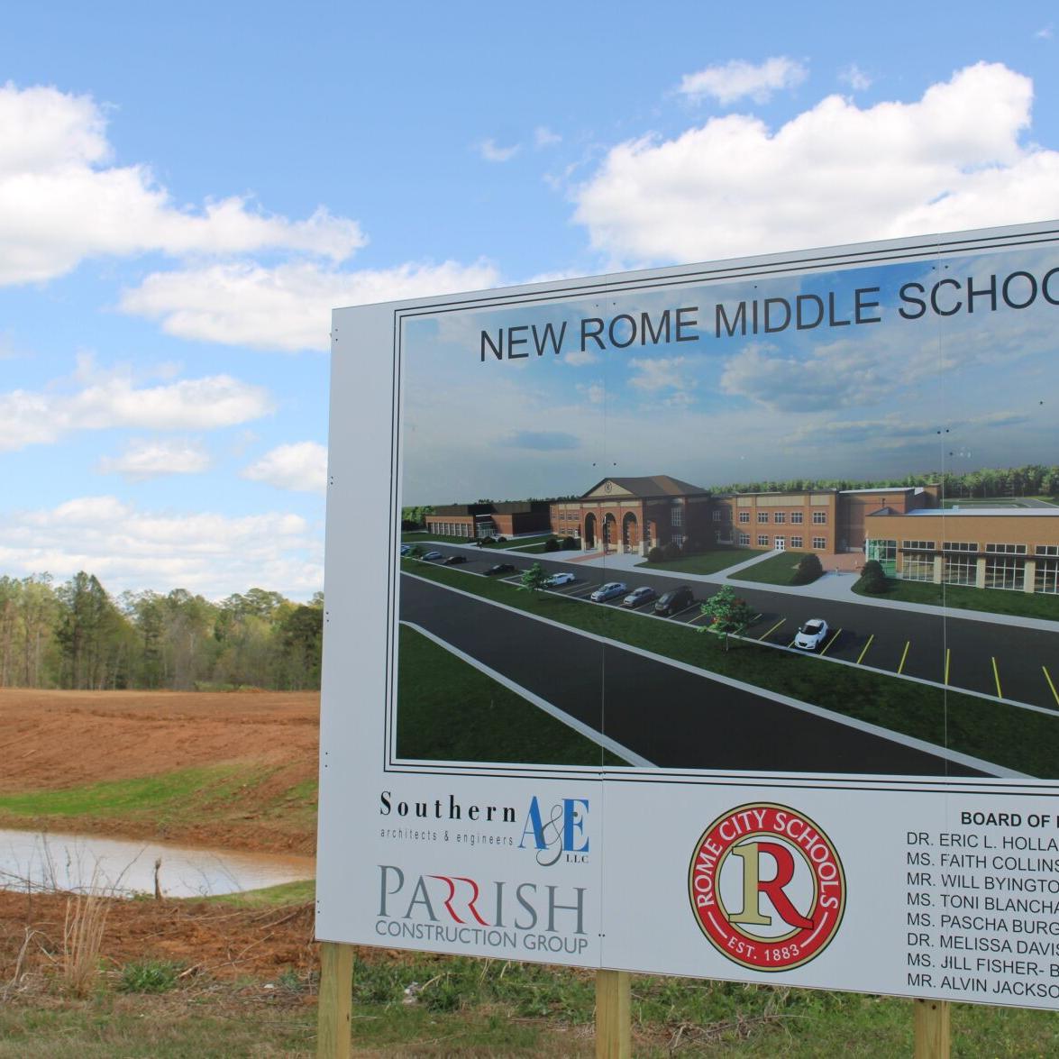 Land Clearing Begins For New Rome Middle School | Education |  northwestgeorgianews.com, image size:1175x1175