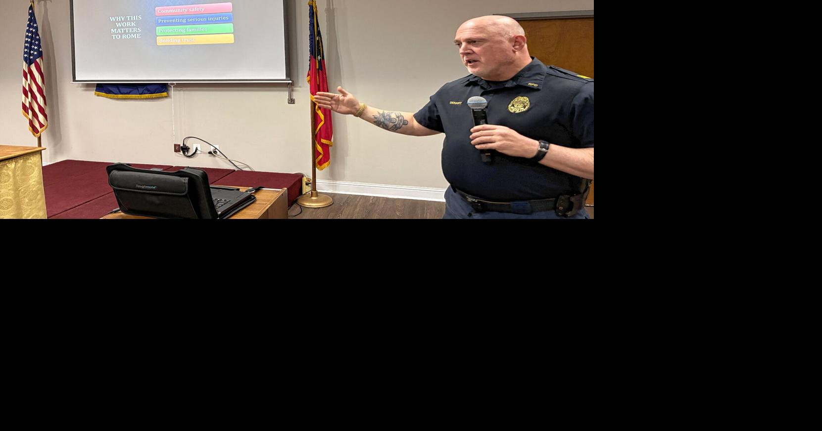 Rome police visit Exchange Club | Local News | northwestgeorgianews.com