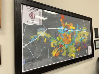 2025 City of Calhoun Zoning Map
