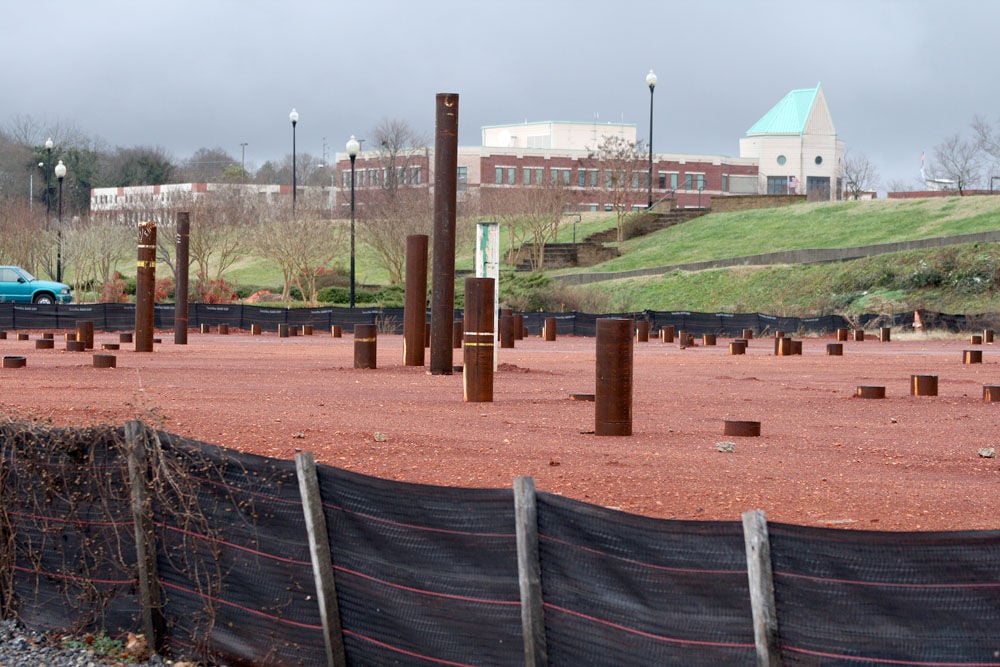 Courtyard by Marriott foundation pilings