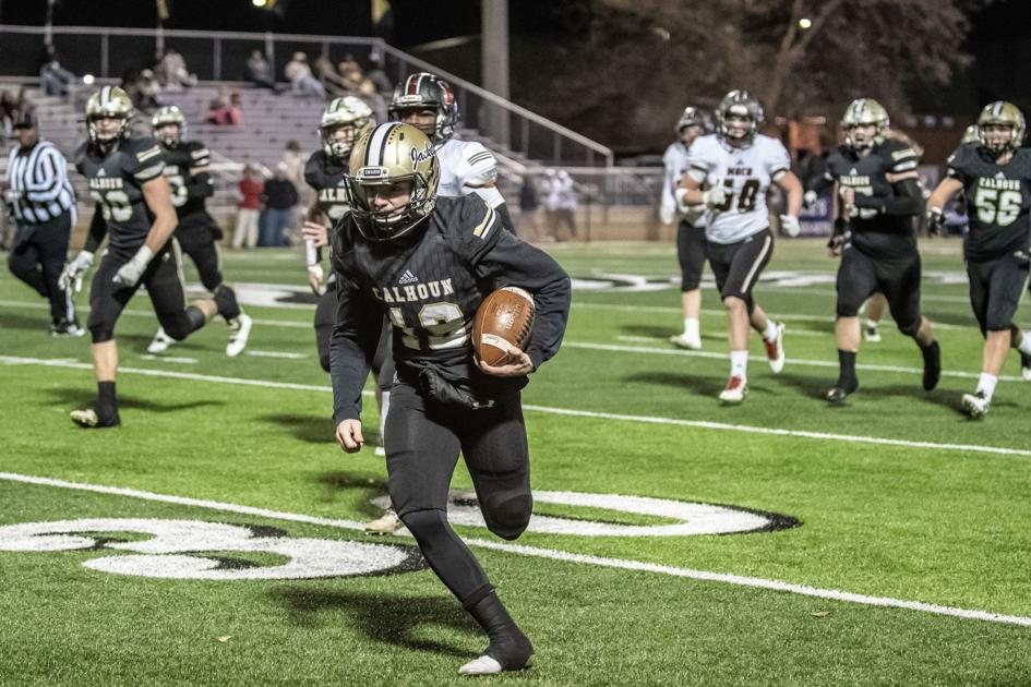 Varsity Football Calhoun Dominates Morgan County To Advance To