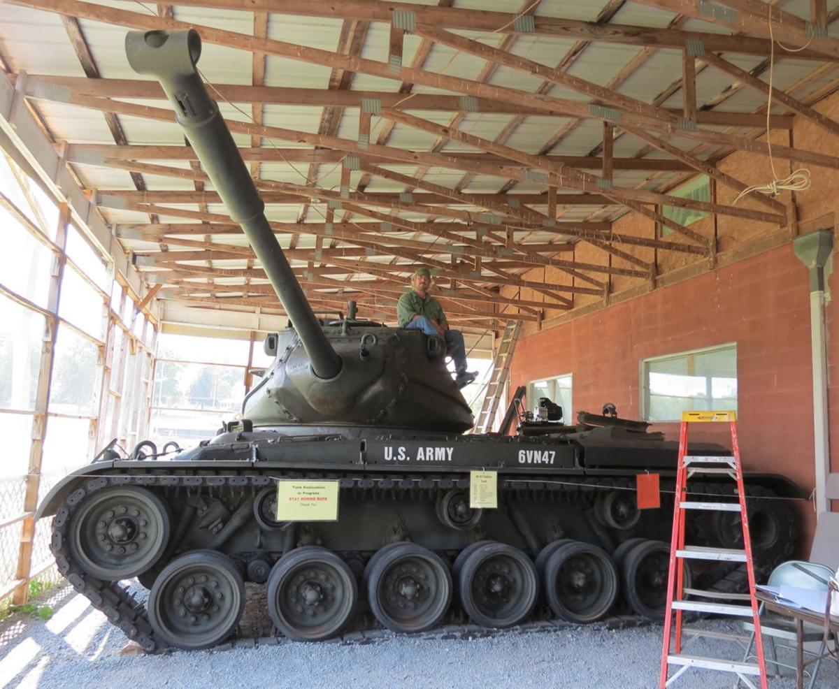 M47 Tank At 6th Cavalry Museum In Fort Oglethorpe Is Getting