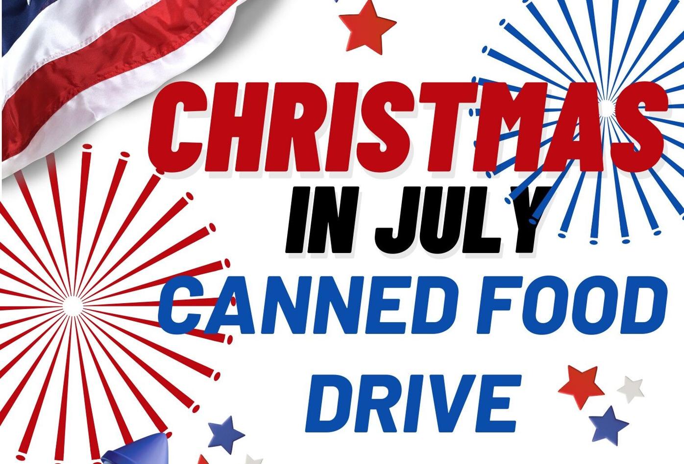 christmas canned food drive