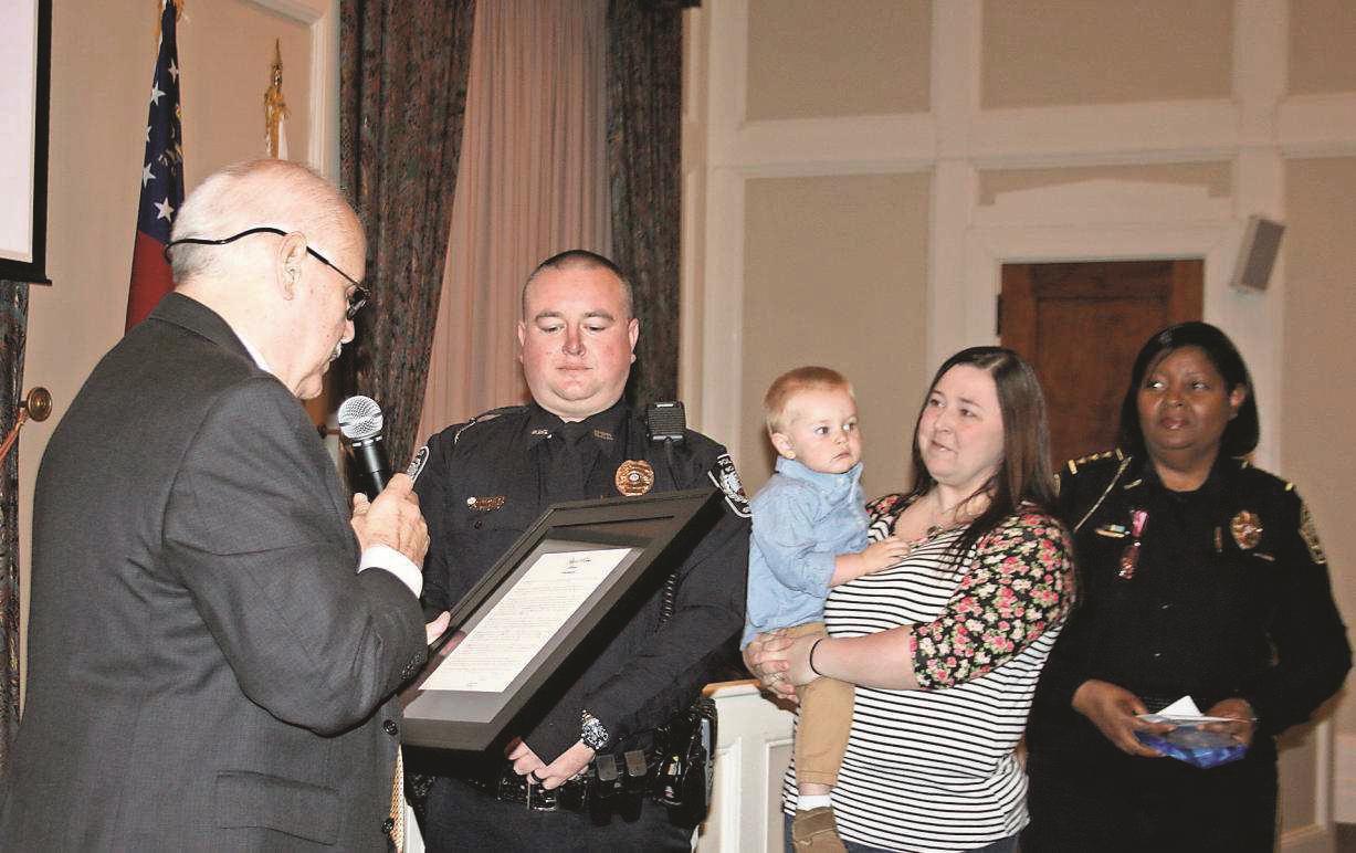 Burnes named Officer of the Year