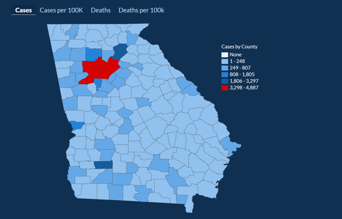 Cobb Has Had 3 298 Coronavirus Cases With 196 Deaths State Reports Region Northwestgeorgianews Com