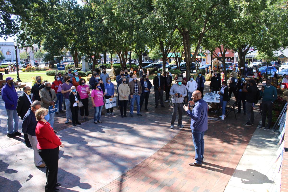 Senate candidate Raphael Warnock delivers stump speech at ...