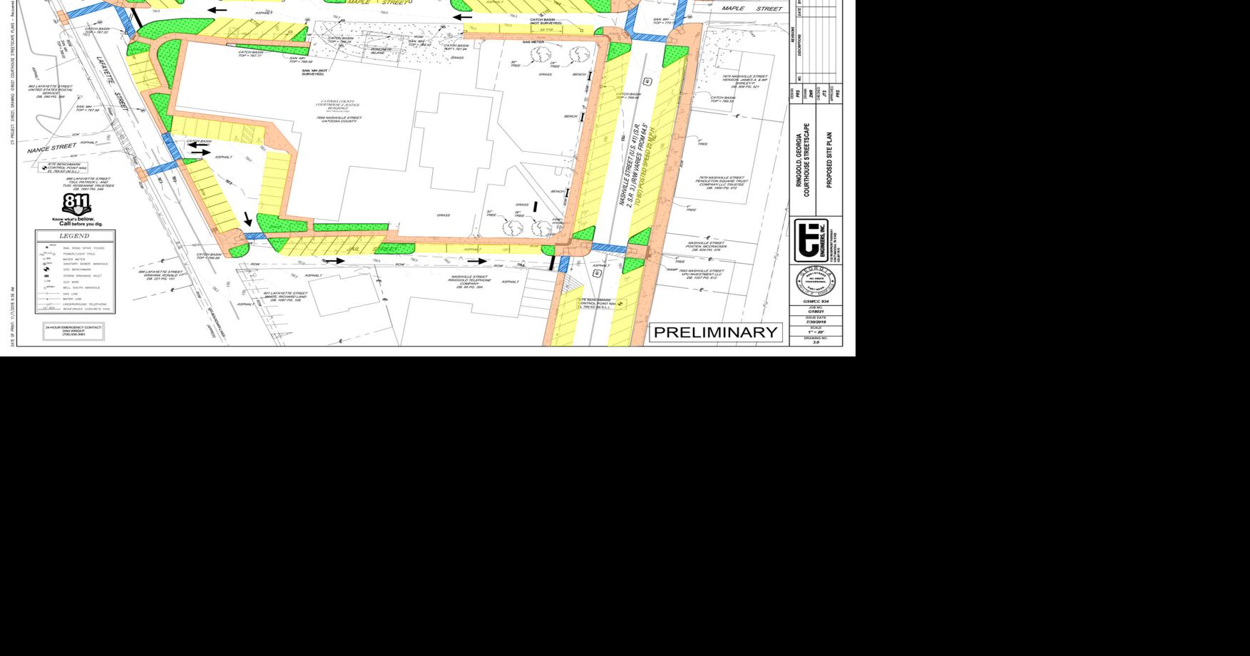 Ringgold, Catoosa County eyeing streetscape project around courthouse