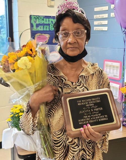 Foster recognized for 65-year career in Walker schools