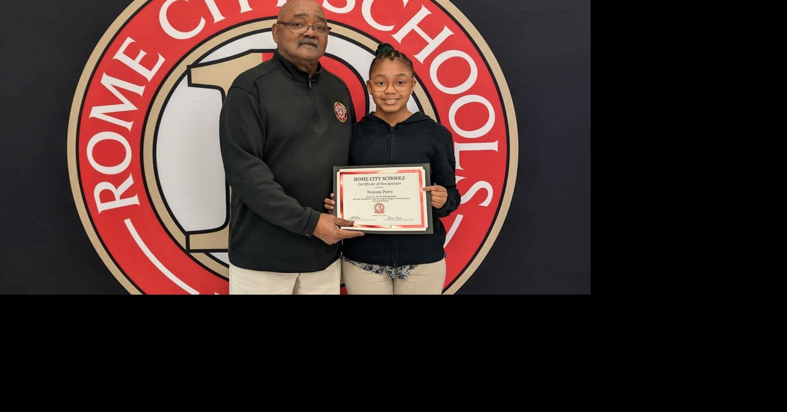 Rome City Schools Announce Winners of Martin Luther King Jr. Essay And