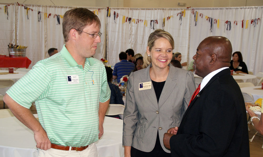 Rep. Mike Glanton, who grew up in Rome public housing, talks to