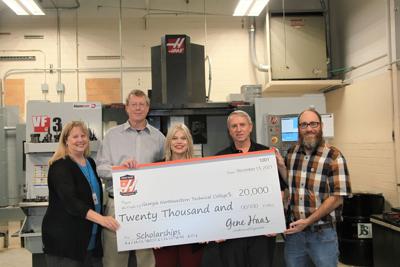 GNTC receives $20,000 Gene Haas Foundation grant