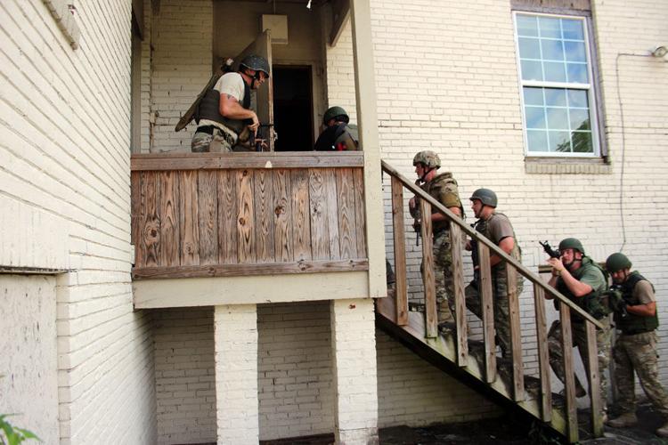 RomeFloyd SWAT team storms old McCall Hospital/Apartments as training
