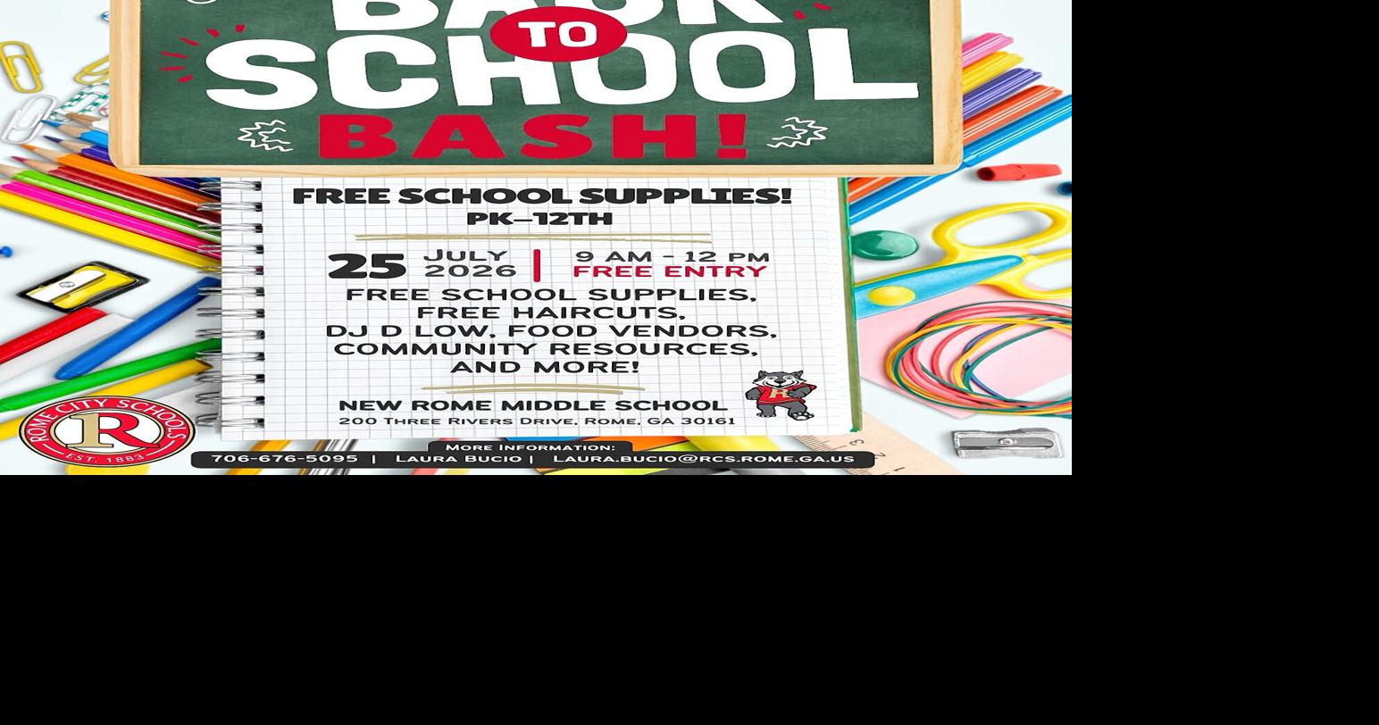 Rome City Schools announces Back to School Bash